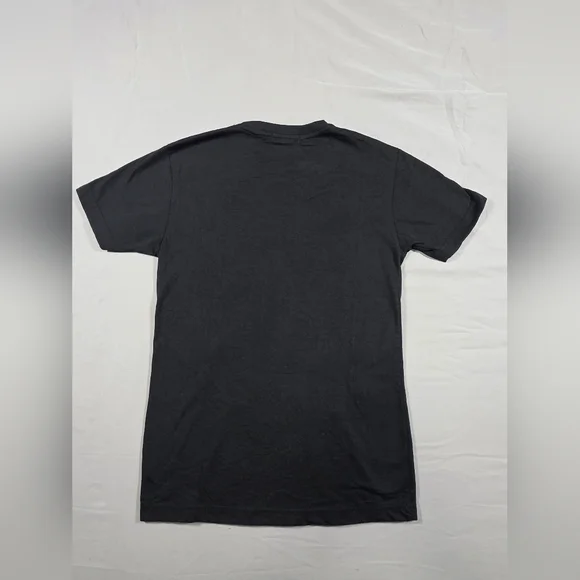 Black Graphic T-Shirt with Heart Break Hotel Design - Picture 3 of 8